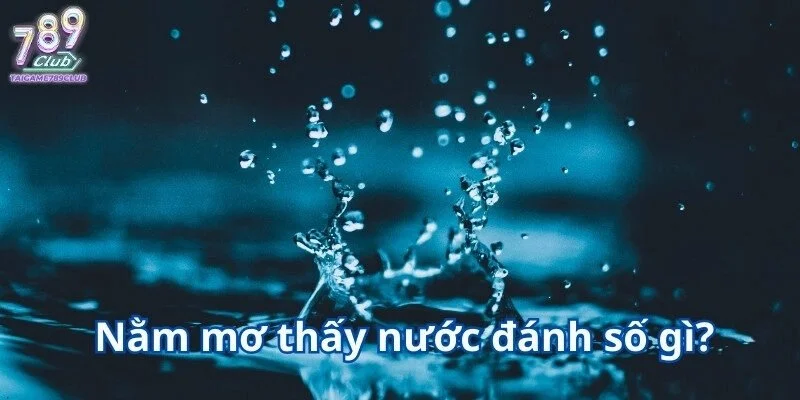 Nằm mơ thấy nước đánh số gì thường liên quan đến cảm xúc